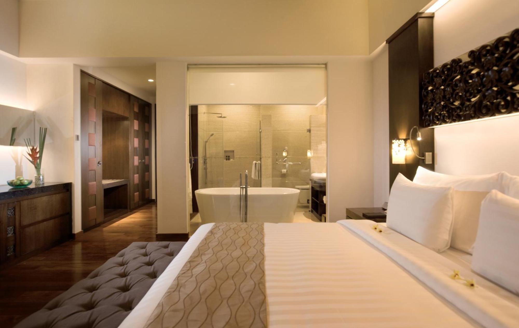 ザ スミニャック ビーチリゾート ＆ スパ 部屋 写真 A bedroom at the hotel